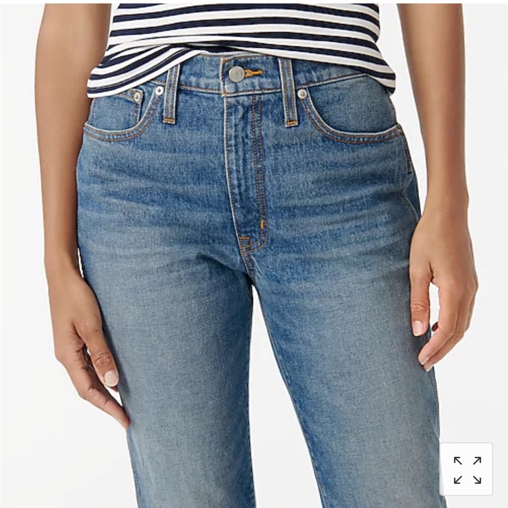 NWT J. Crew 10” Slim Straight Jean in Gallop Wash